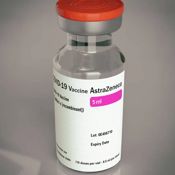 Verenigd Koninkrijk Januari 2021 Astrazeneca Inc Produceert Het Vaccin Tegen — Stockfoto