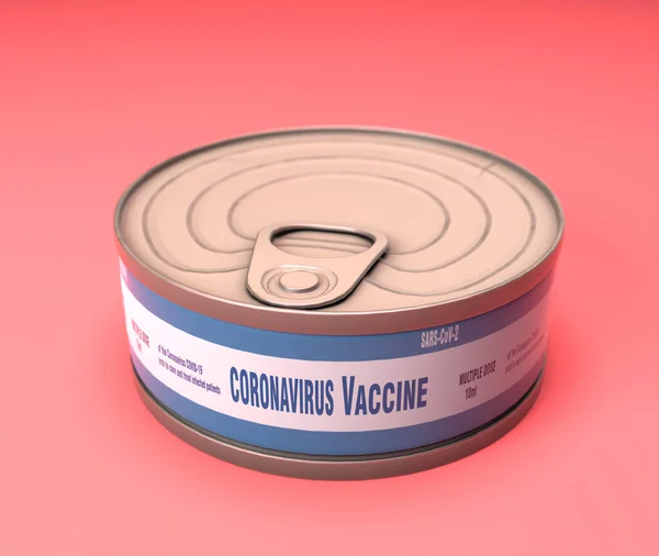 Coronavirusvaccin Wel Illustratie — Stockfoto