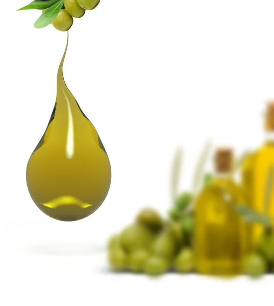 Goccia olio — Foto Stock