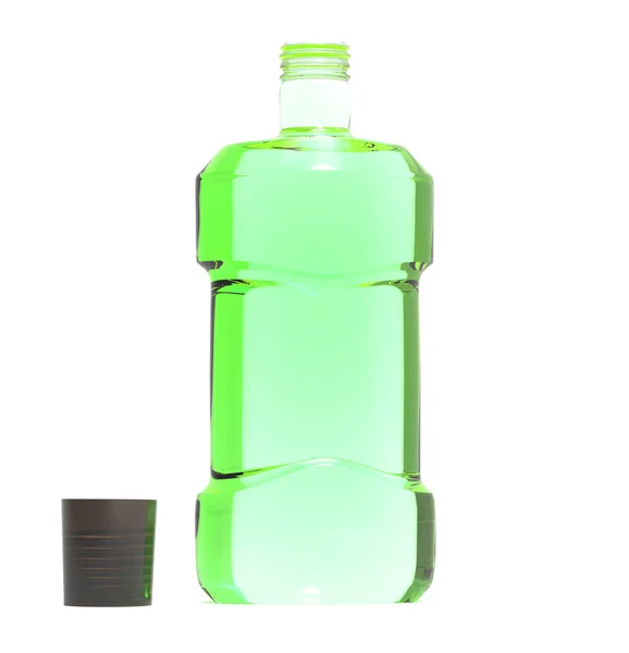 Στοματικό διάλυμα μπουκάλι — Φωτογραφία Αρχείου