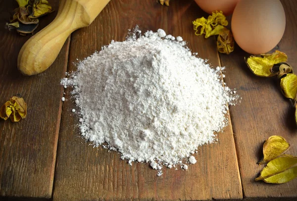 Ingredients for the dough — Stock Photo, Image