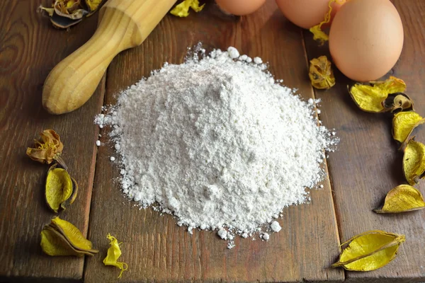 Ingredients for the dough — Stock Photo, Image