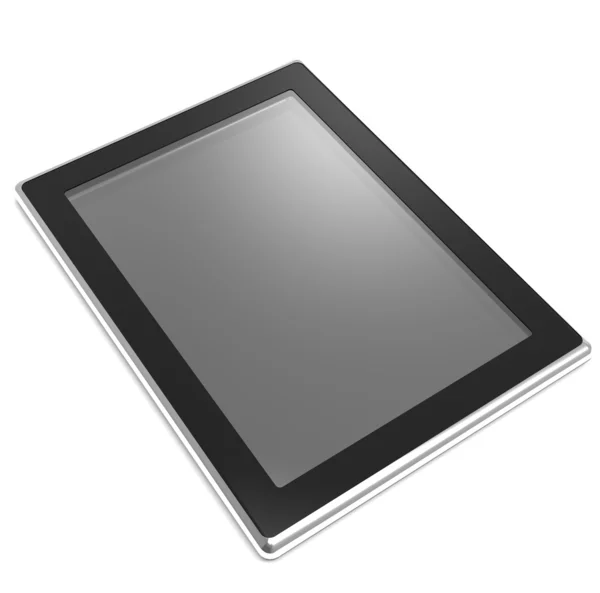 Schwarzes Business-Tablet — Stockfoto