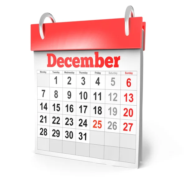Calendario 3d 2015 —  Fotos de Stock