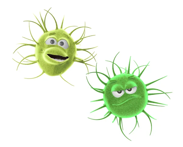 Зеленые бактерии — стоковое фото