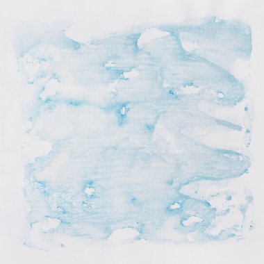 Şeffaf suluboya bir kağıt üzerine çizim.