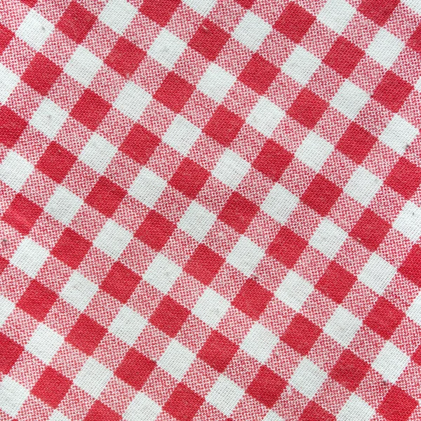 Texture of a checkered tablecloth. — Stock Photo, Image