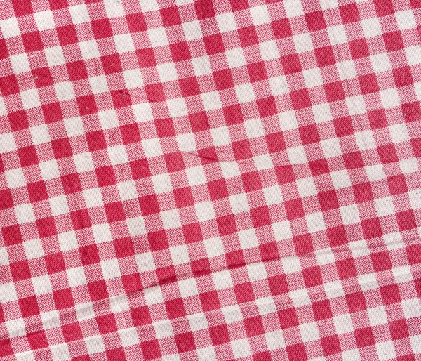 Red and white checkered texture. — Stock Photo, Image