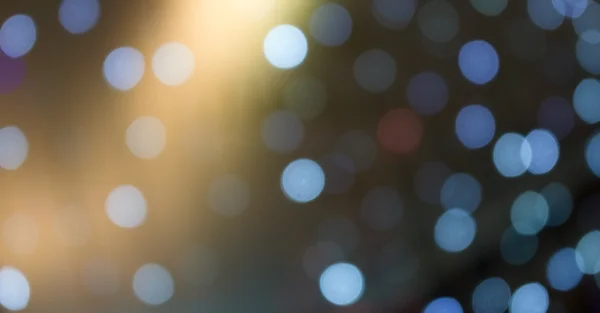 Abstrakte Lichter auf einer Disco, buntes Bokeh. — Stockfoto