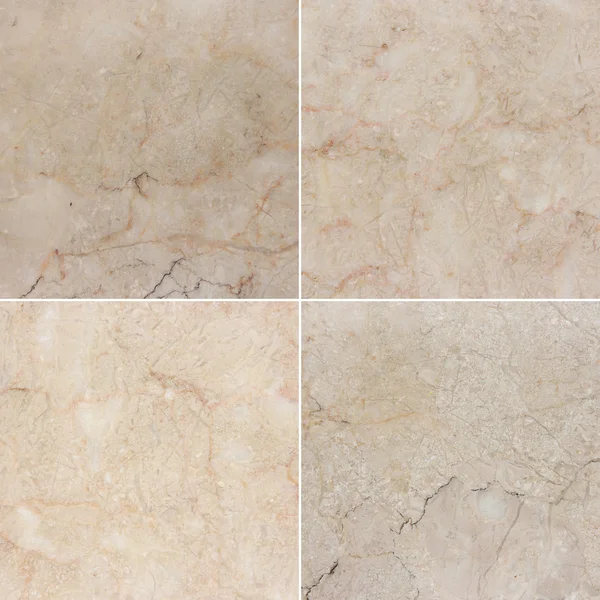 Four different texture of a light and dark marble. (high.res.) — Stock Photo, Image