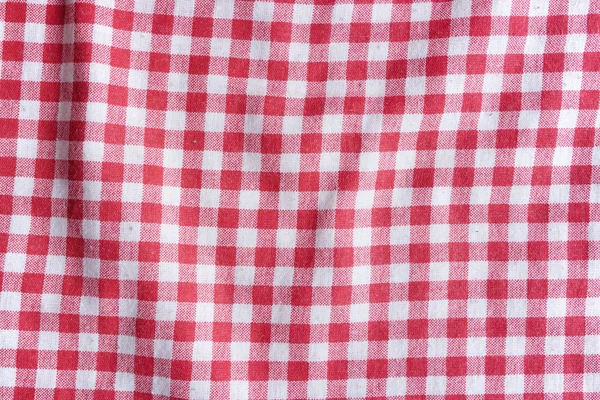 Red picnic tablecloth background. — Stock Photo, Image