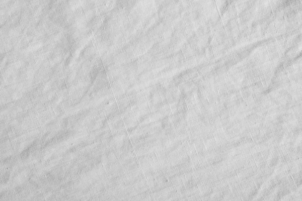 Witte doek, stof textuur. — Stockfoto