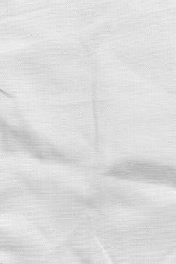 Beyaz kumaş dokusu.