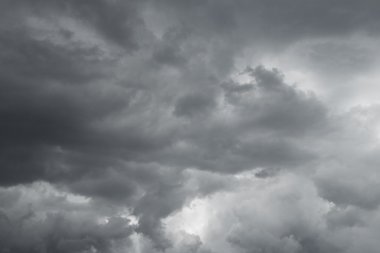 Fırtına gökyüzü, yağmur.