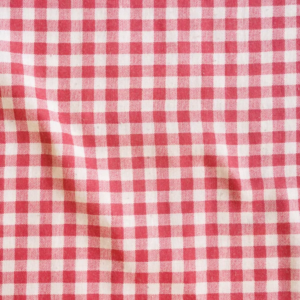 Red picnic tablecloth background. — Stock Photo, Image