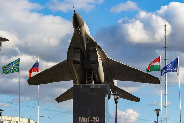 Obninsk Rusya Ekim 2020 Mig Uçak Anıtı Obninsk Şehrinde Bir — Stok fotoğraf