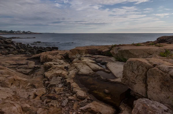 Graniet op Loblolly punt, Rockport — Stockfoto