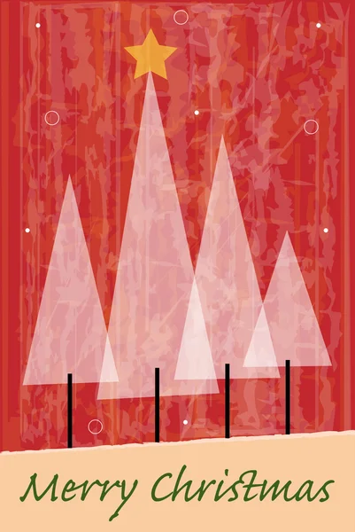 Design de cartão de Natal — Vetor de Stock