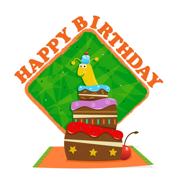 Birthday Slug — Stock Vector