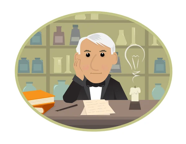 Edison. — Vector de stock