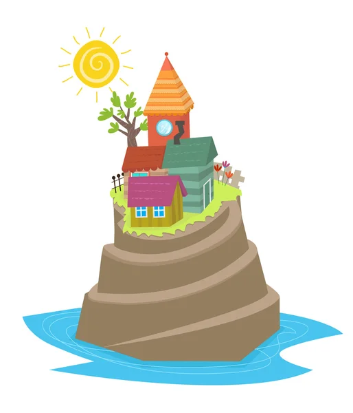 Island — Stock Vector