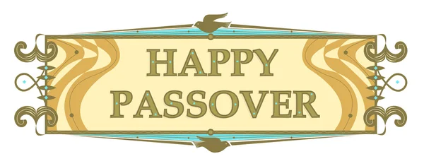 Traditional Passover Banner — Stock Vector