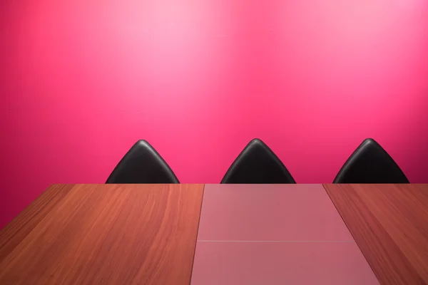 Abstract Wall, Chair & Desk — Stock Photo, Image