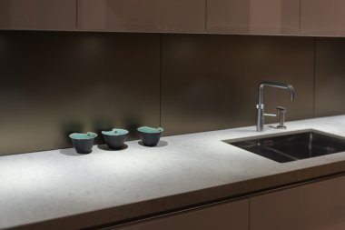 Düşük anahtar Minimalist mutfak