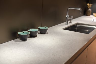 Düşük anahtar Minimalist mutfak