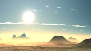 Dreamland sihirli gün batımı