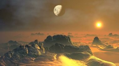 Misty Alien Planet