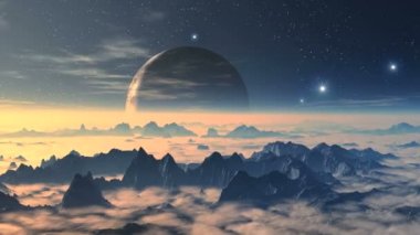 Yükselen yabancı ay ve Ufo
