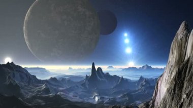 Gezegen yabancılar, iki ay ve Ufo