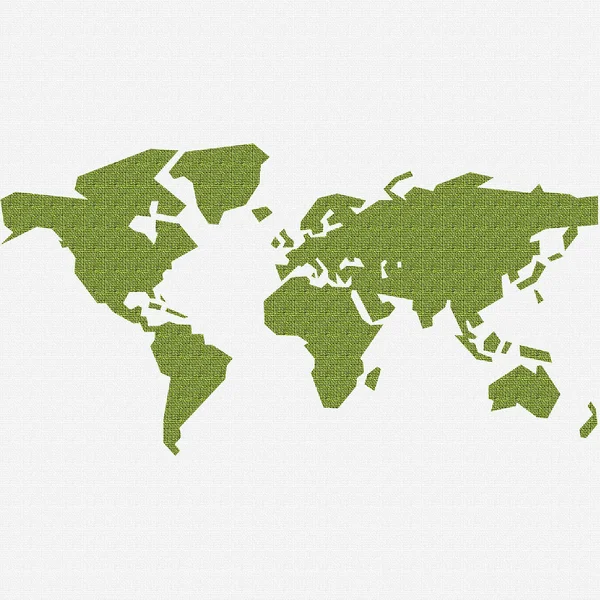 Mapa del mundo. Ilustración de continentes — Foto de Stock