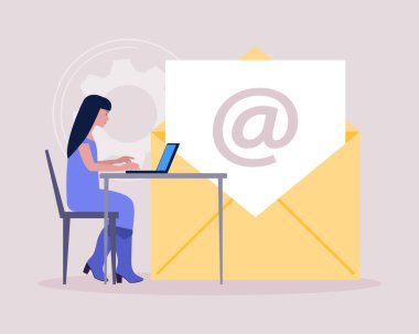 Konsept ile bağlantı kur. Web sitesi bilgisi için vektör simgesi. Renkli düz resimleme