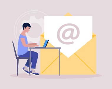 Konsept ile bağlantı kur. Web sitesi bilgisi için vektör simgesi. Renkli düz resimleme