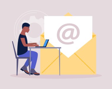 Konsept ile bağlantı kur. Web sitesi bilgisi için vektör simgesi. Renkli düz resimleme