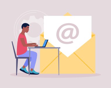 Konsept ile bağlantı kur. Web sitesi bilgisi için vektör simgesi. Renkli düz resimleme