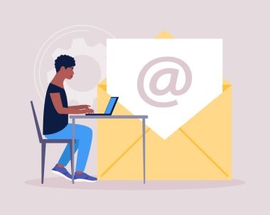 Konsept ile bağlantı kur. Web sitesi bilgisi için vektör simgesi. Renkli düz resimleme