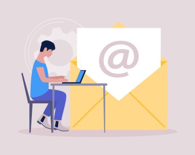 Konsept ile bağlantı kur. Web sitesi bilgisi için vektör simgesi. Renkli düz resimleme