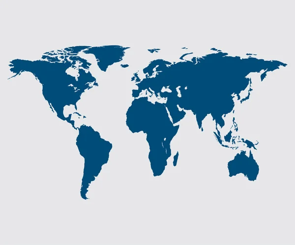 世界地図の酷似 — ストックベクタ