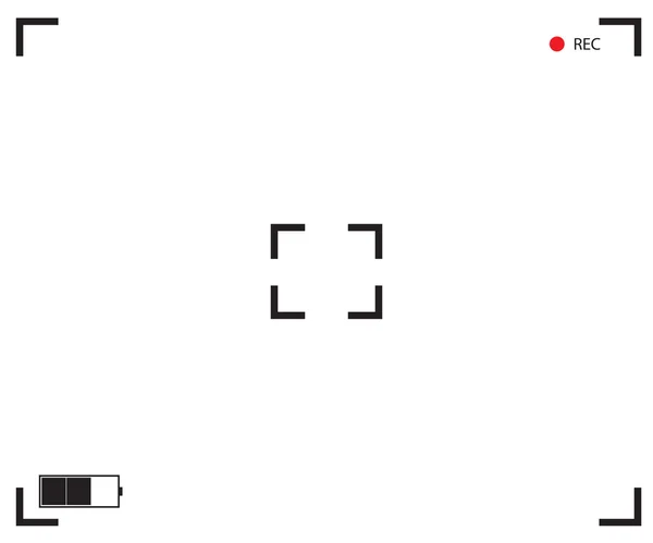 Фокусирующий экран камеры — стоковый вектор