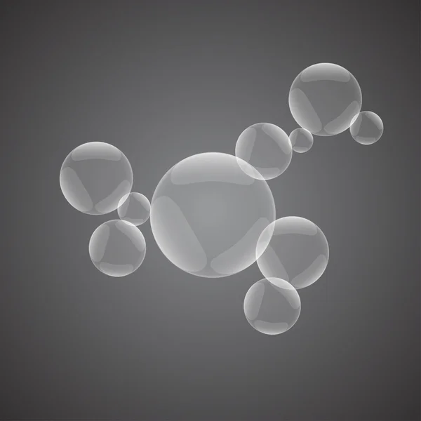 Cercle d'eau Bulles — Image vectorielle