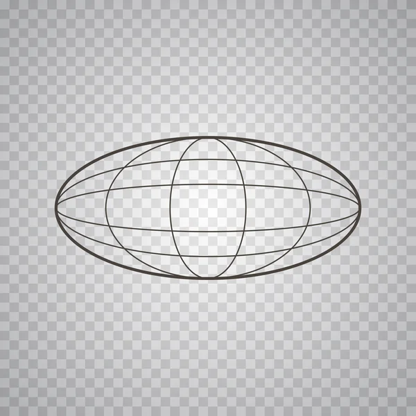 Modelo de logotipo da Terra . — Vetor de Stock