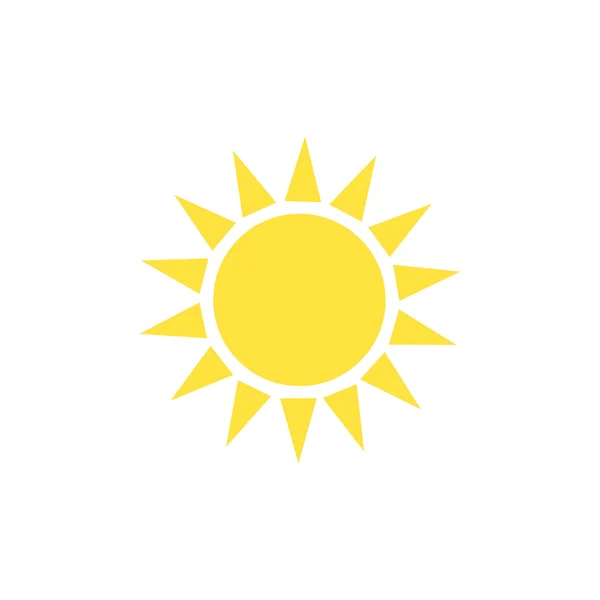 Design icône soleil — Image vectorielle