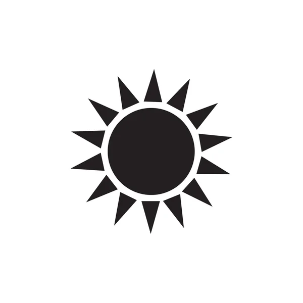 Diseño del icono del sol — Vector de stock