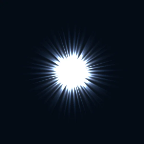 Explosión de luz blanca brillante — Archivo Imágenes Vectoriales