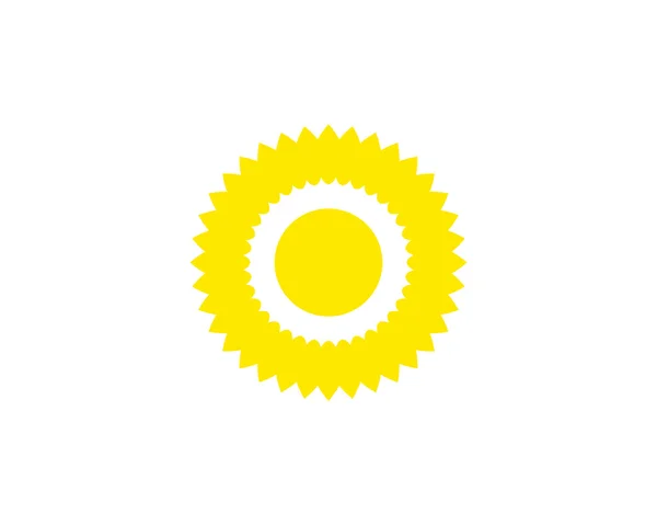 Sun ikony designu — Stockový vektor