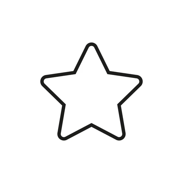 Icono del vector estrella. Símbolos estrella aislados. — Vector de stock