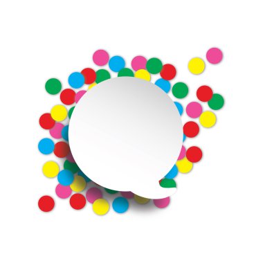 Beyaz arka plan üzerinde daireler